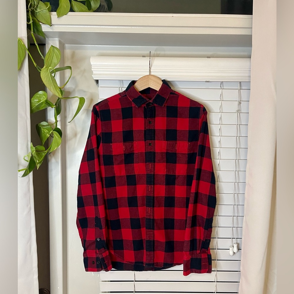 Express Flannel Plaid Button Down Shirt